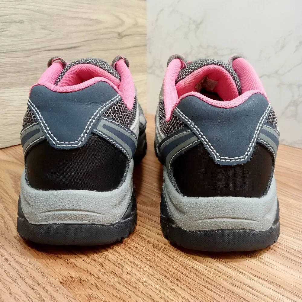 Brahma Steel Toe Womens Sz 10 EU 42 Gray Pink Sarah St. Work Shoe ASTM F 2413-11